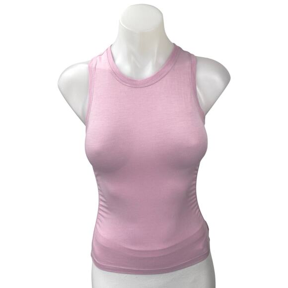 Athleta Womens Pink Sleeveless Racerback Activewear Fitness Workout Tank Top XXS - Picture 1 of 3